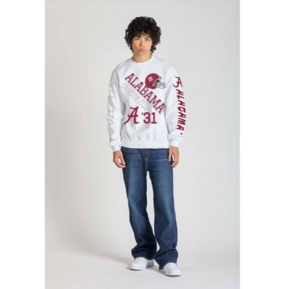 Champion Men's NCAA  Alabama Crimson Tide Crew Neck Sweatshirt S NWT